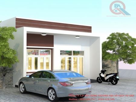 MẪU NHÀ CẤP 4 THU NHẬP THẤP (6,5M X 20M)