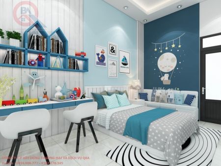 PHÒNG NGỦ SINH ĐÔI ĐẦY ẤN TƯỢNG ( 5M X 8M)